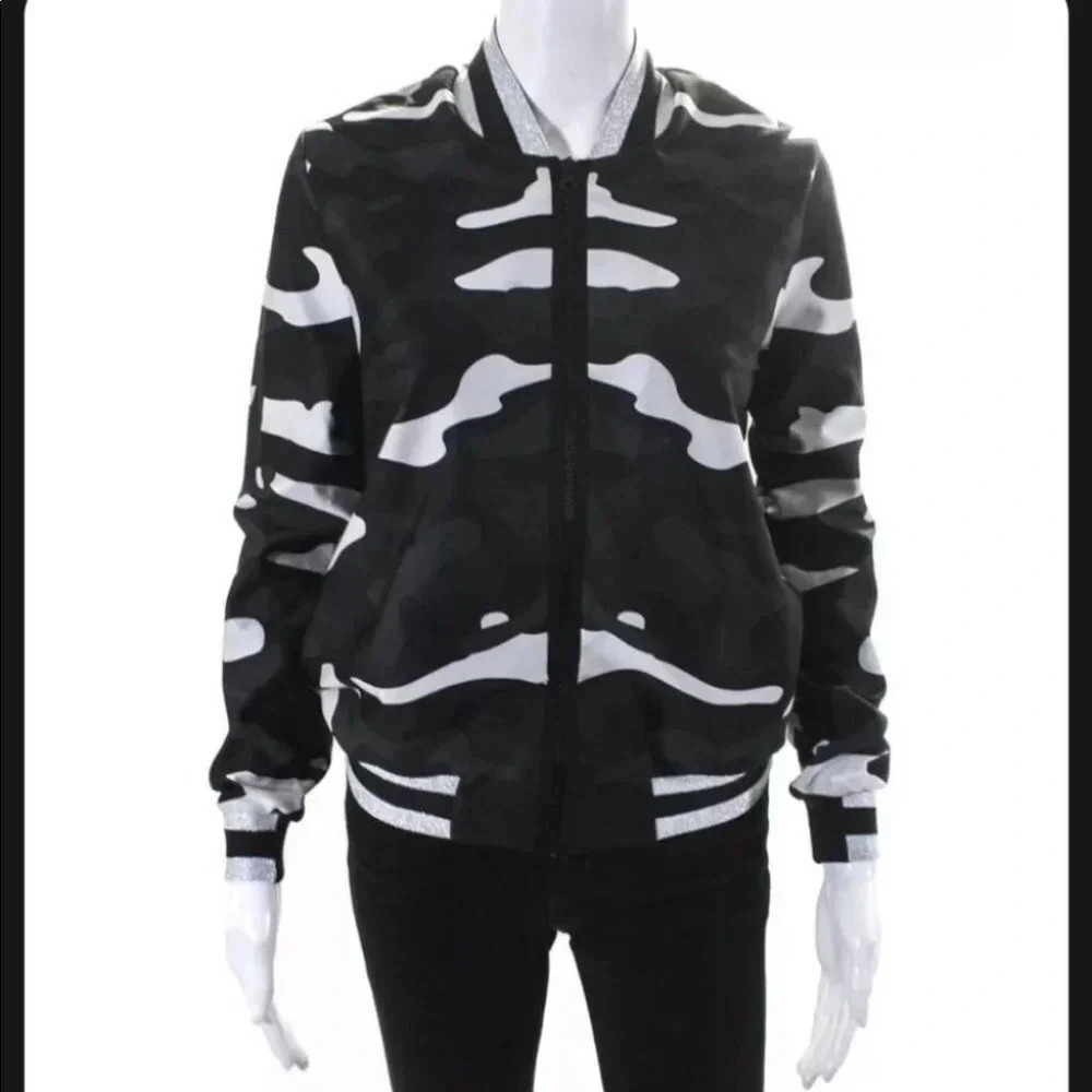 Ultracor Collegiate Camo Jacket Black/White‎ XXS